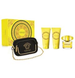 Versace Set Yellow Diamond W 90ml edt + 100ml BL + 100ml SG + Bag