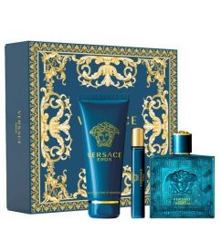 Versace Set Eros Parfum 2021 M 100ml + 10ml parfum + 150ml SG